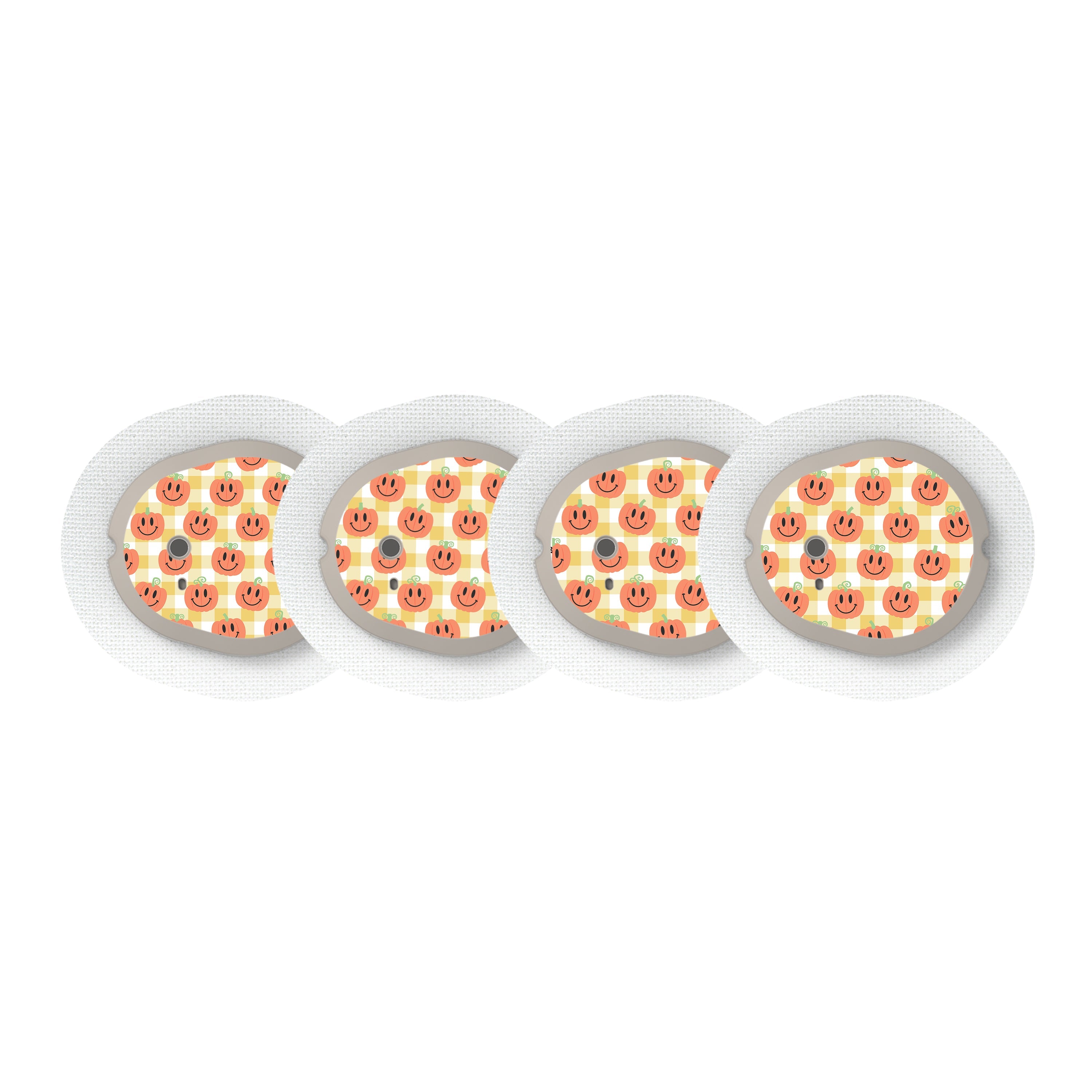 Pumpkin Smilies Designed for the DEXCOM G7 Transmitter-Pump Peelz