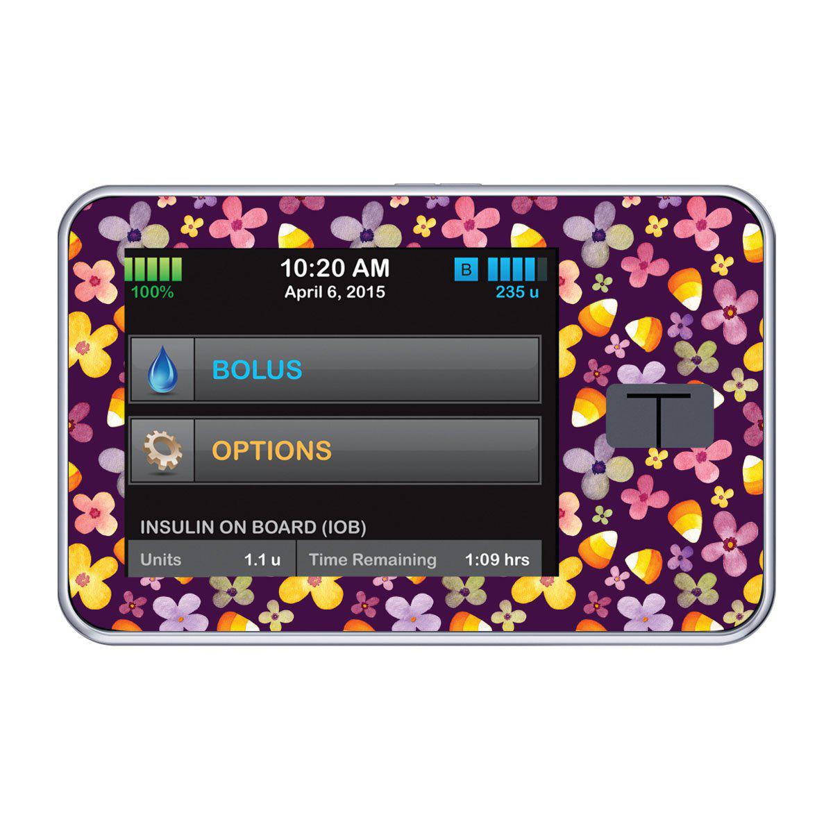 Purple Floral For Tandem Peelz T:slim