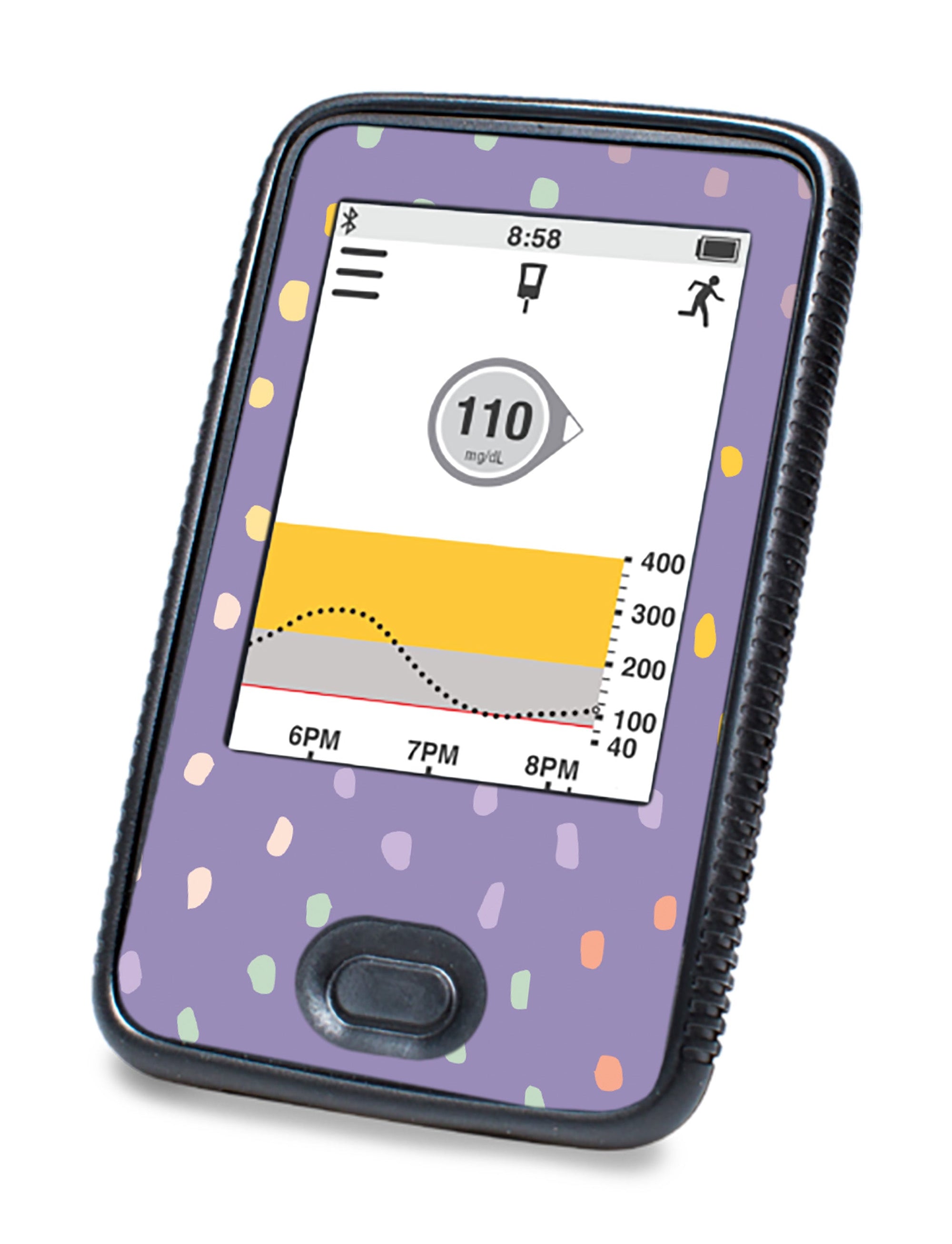 Purple Pastel DEXCOM G6 Touchscreen Receiver-Pump Peelz