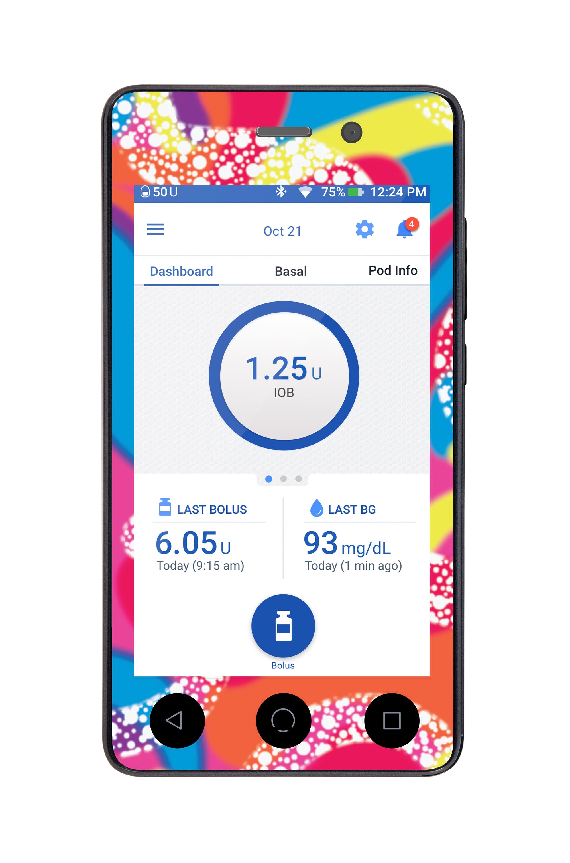 Retro Malibu for Omnipod DASH™-Pump Peelz