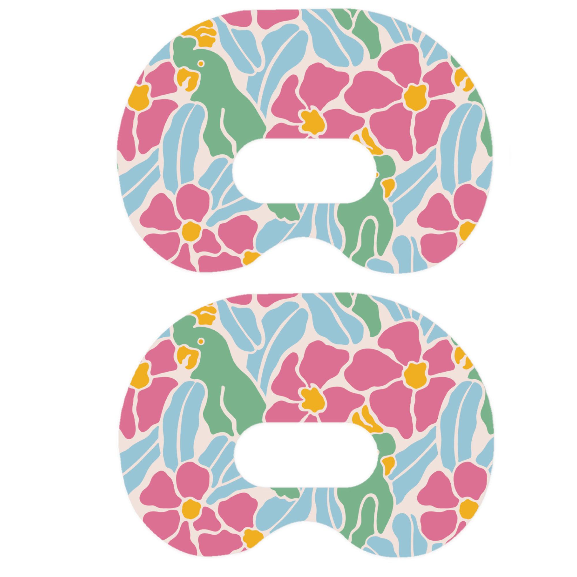 Retro Parrots Medtronic CGM Patch Tape-Pump Peelz