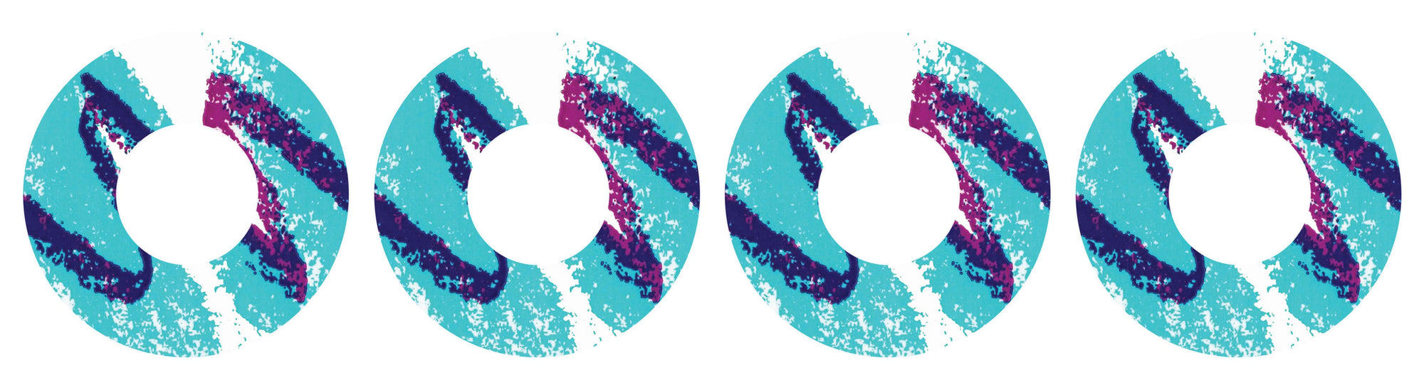 Retro Quench Patch Tape Designed for the FreeStyle Libre 2-Pump Peelz