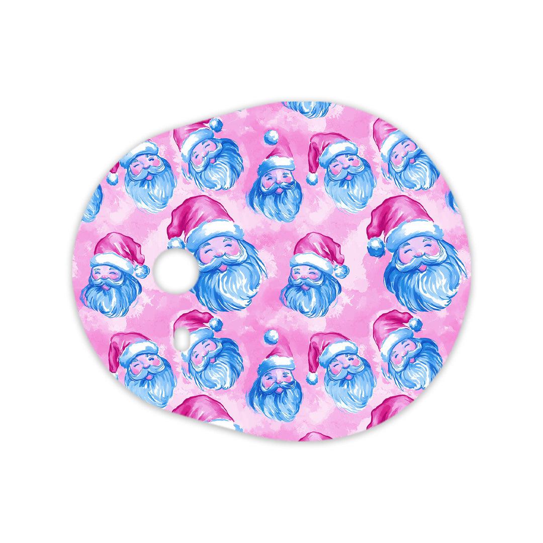 Santa Sticker Designed for the DEXCOM G7 and Stelo Transmitter-Pump Peelz