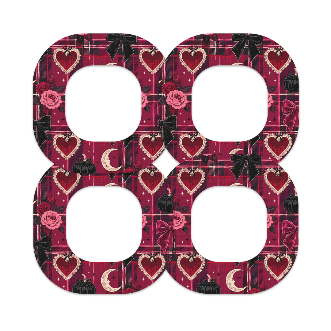Gothic Sweetheart Plaid Simplera Patch Tape - Pump Peelz