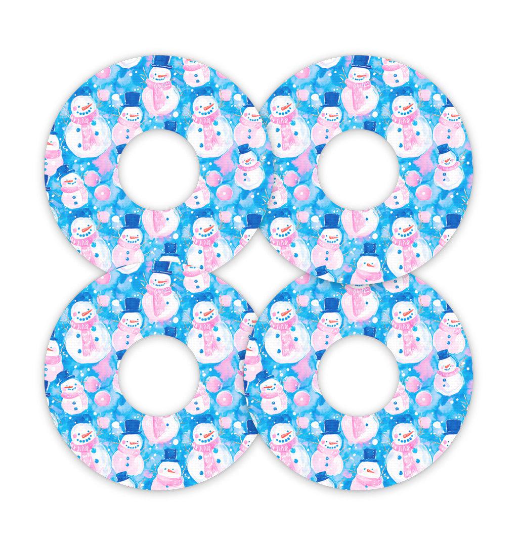 Snowman Patch Tape Designed for the FreeStyle Libre 3-Pump Peelz