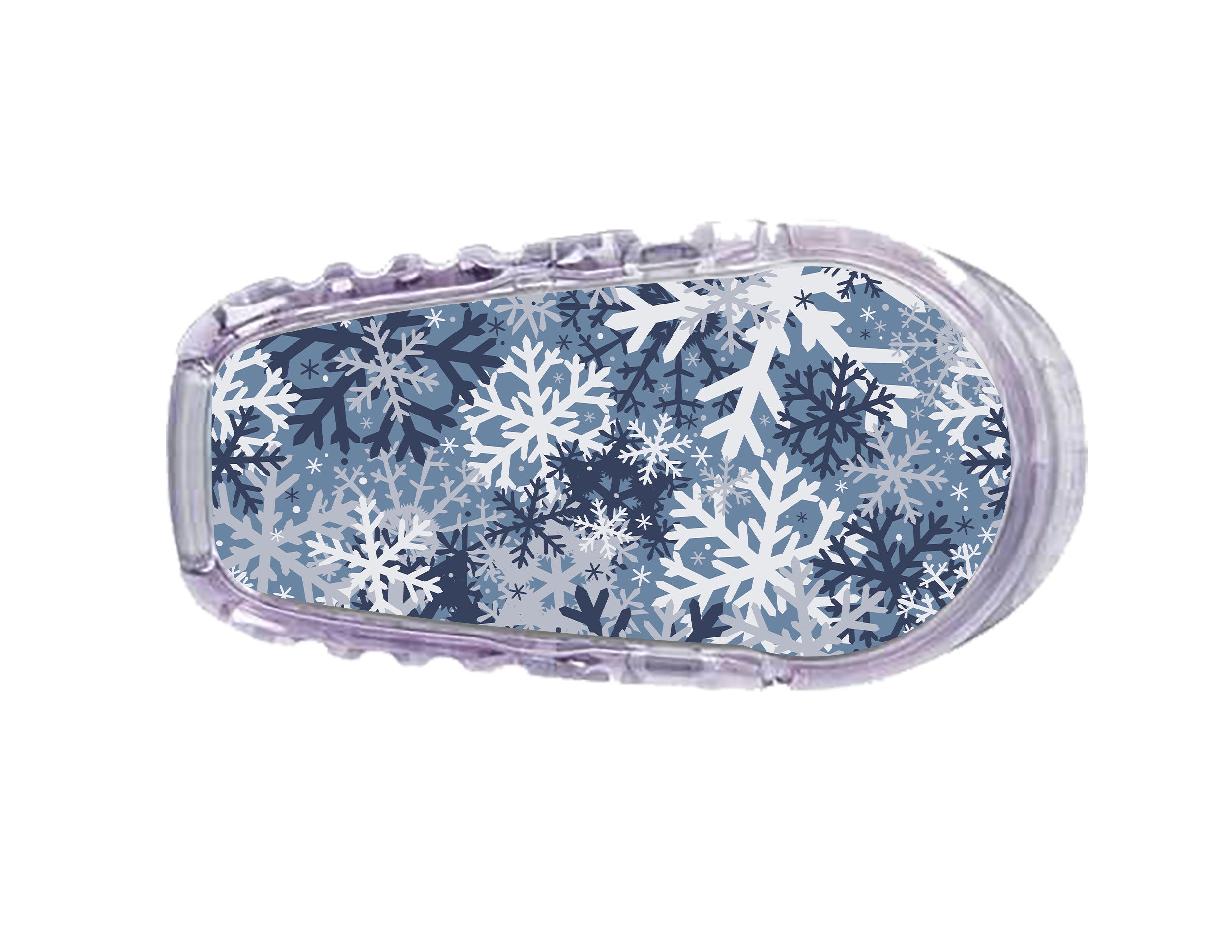 Snowy Camo Dexcom G6 Transmitter Sticker-Pump Peelz