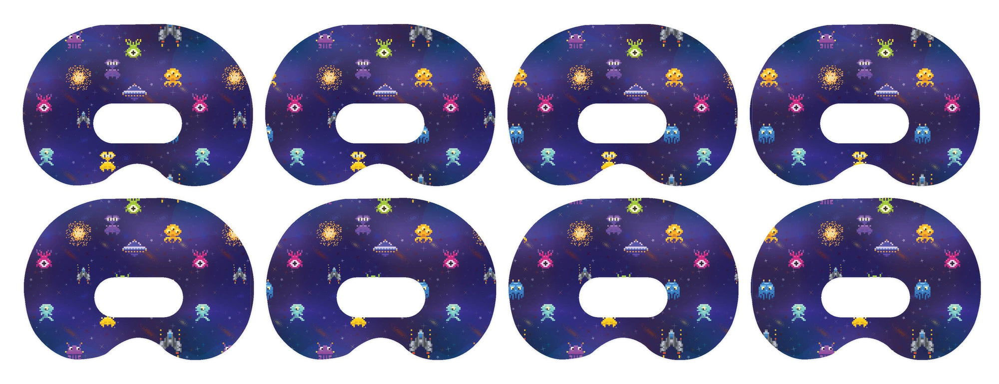 Space Invaders Patch+ Medtronic CGM Tape - Pump Peelz