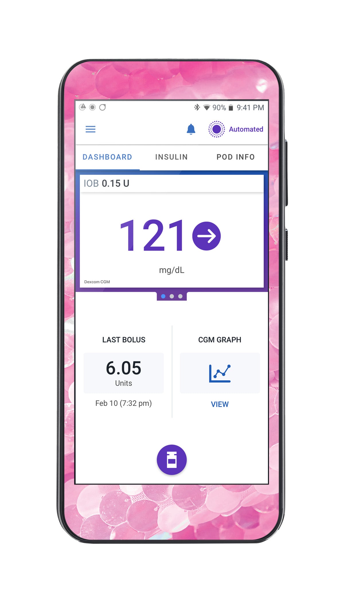 Sparkly Sequins Omnipod 5™-Pump Peelz