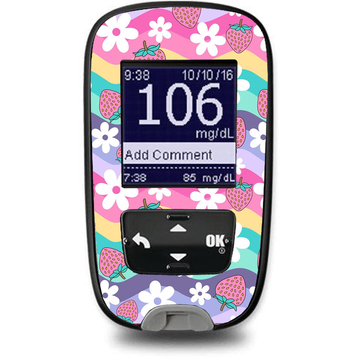 Strawberry Swing for the Accu-Chek Guide Glucometer-Pump Peelz