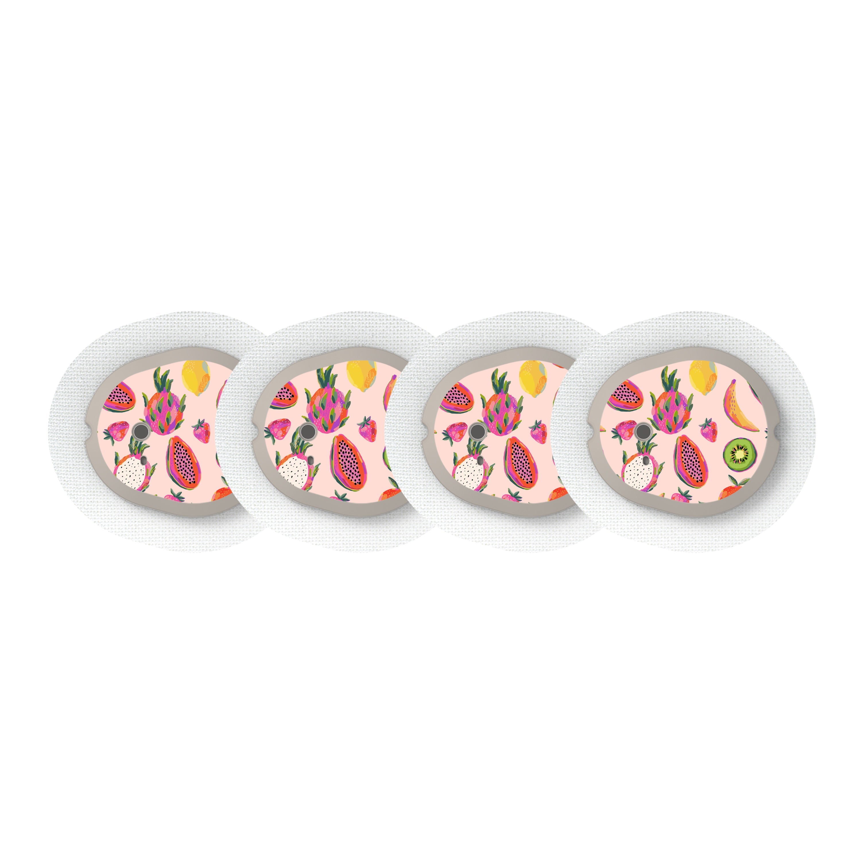 Summer Fruits Designed for the DEXCOM G7 and Stelo Transmitter-Pump Peelz