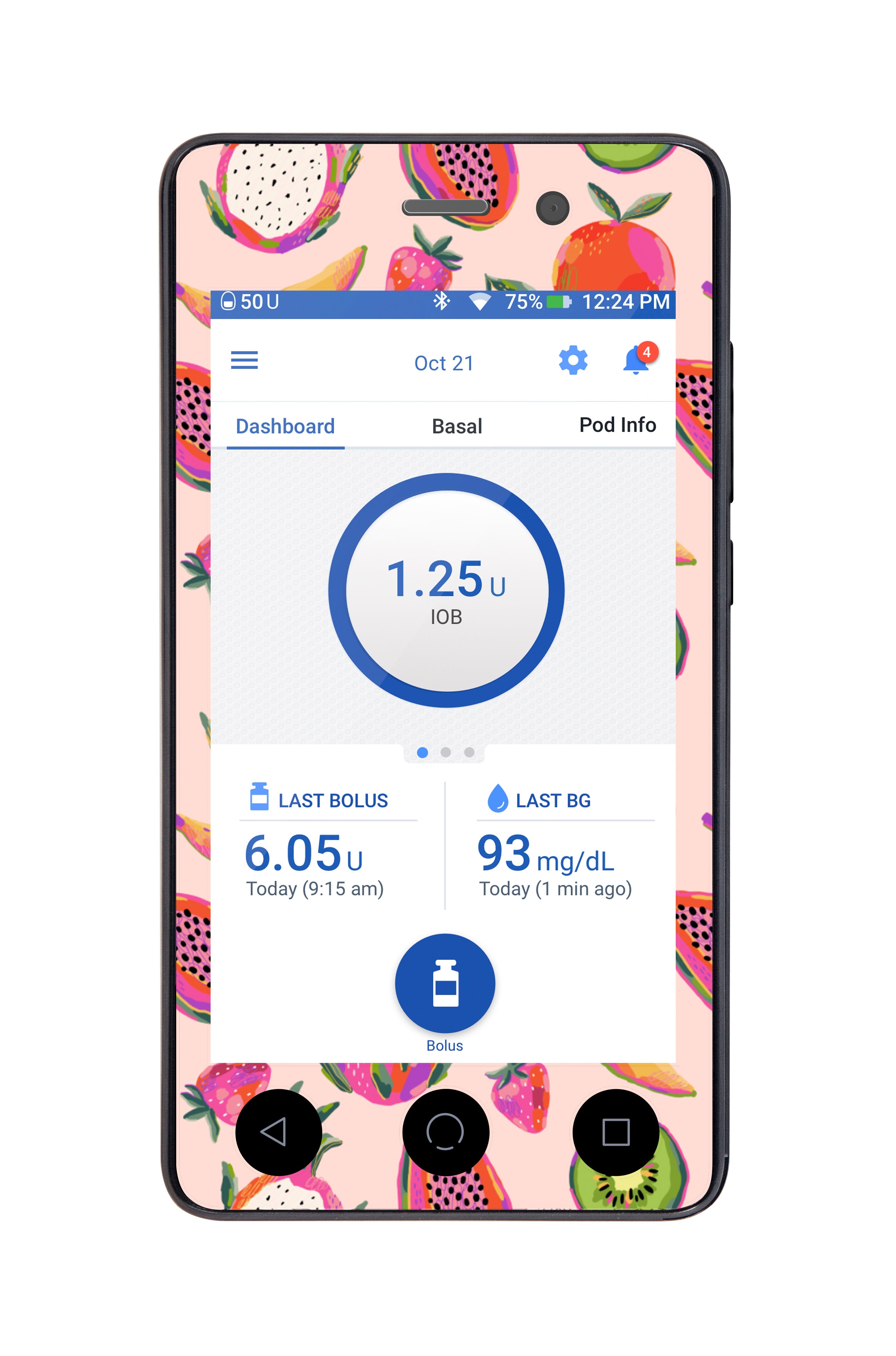 Summer Fruits for Omnipod DASH™-Pump Peelz