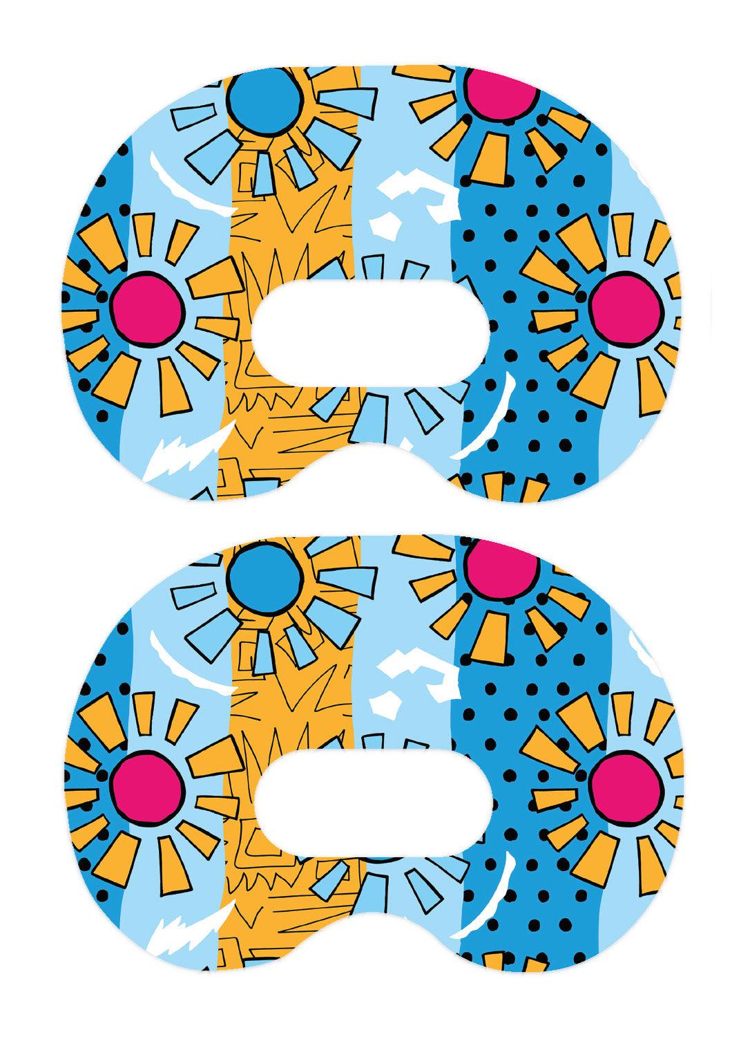 Summer Suns Patch Medtronic CGM Tape-Pump Peelz