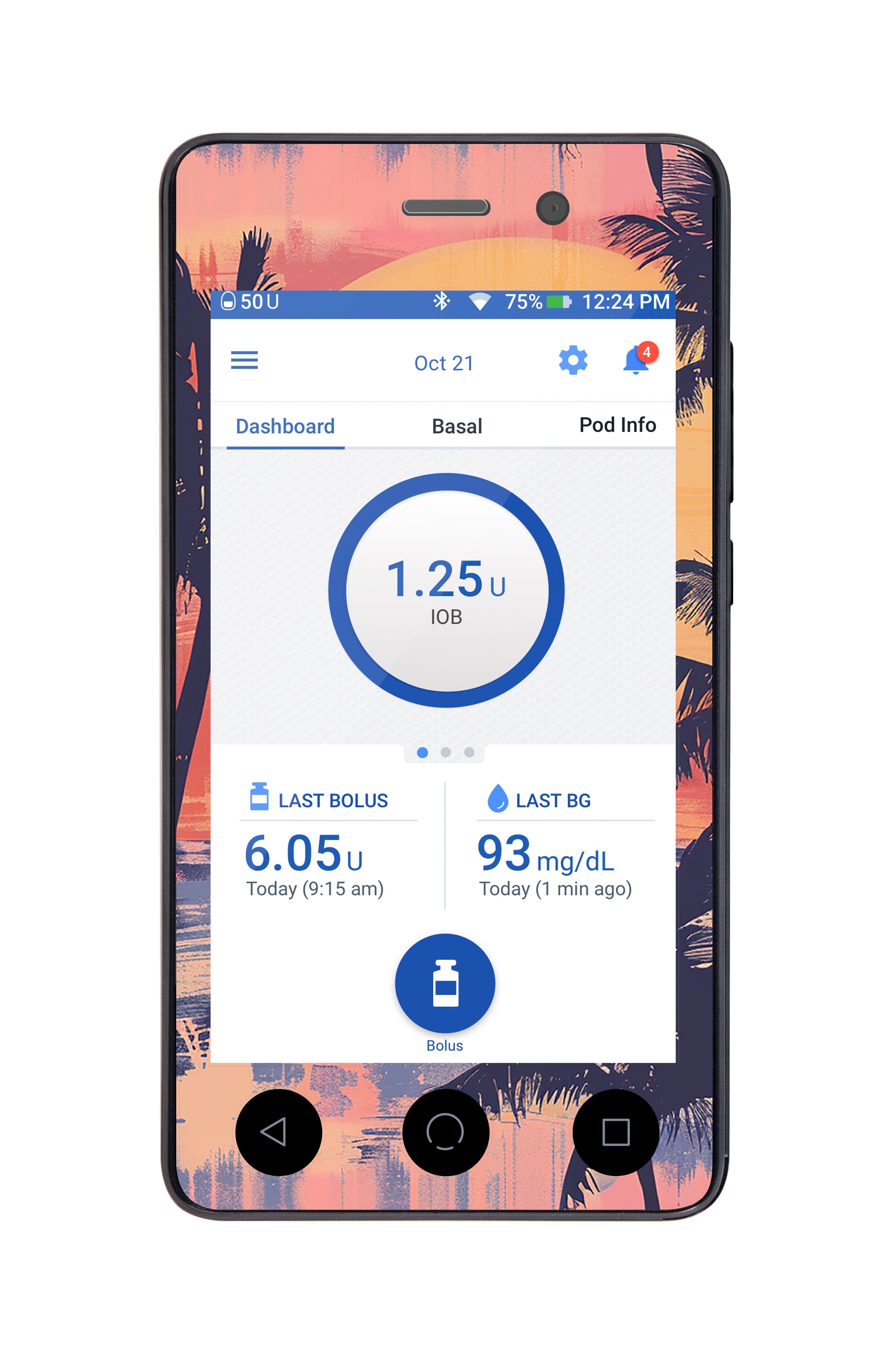 Sunset Serenade for Omnipod DASH™-Pump Peelz