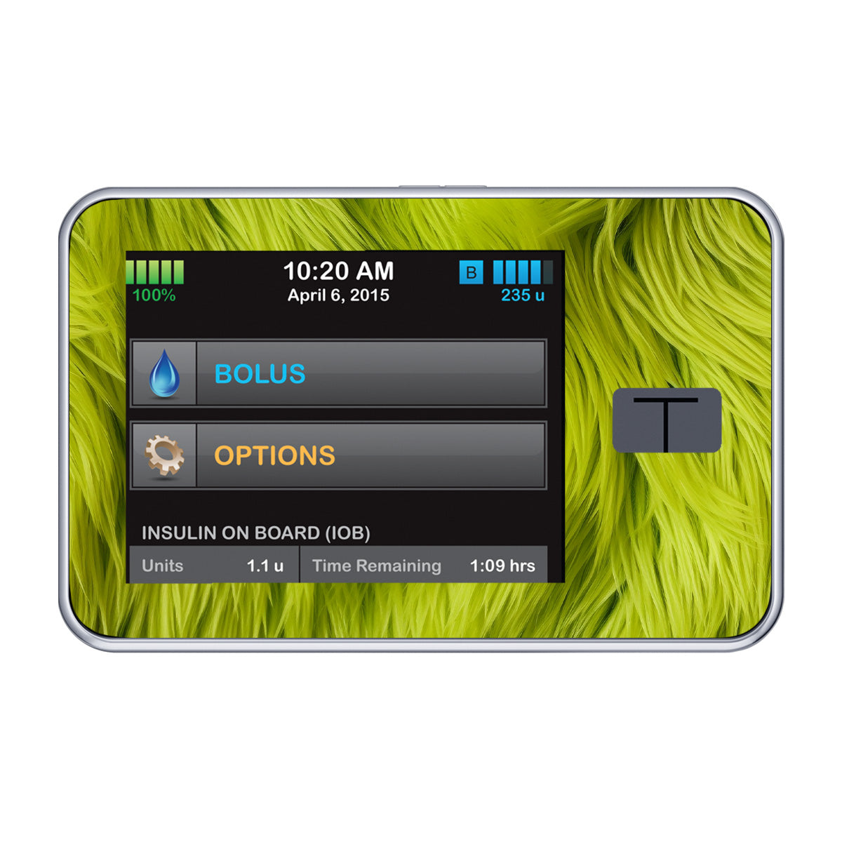 Green Fur Sticker for Tandem t:slim