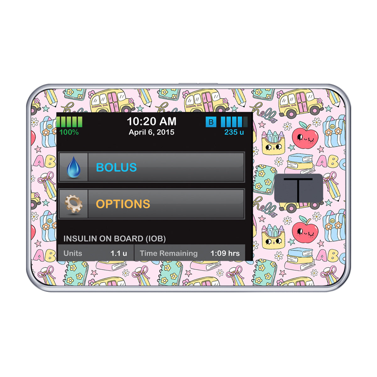 Tiny Scholar Tandem t:slim X2 - Pump Peelz