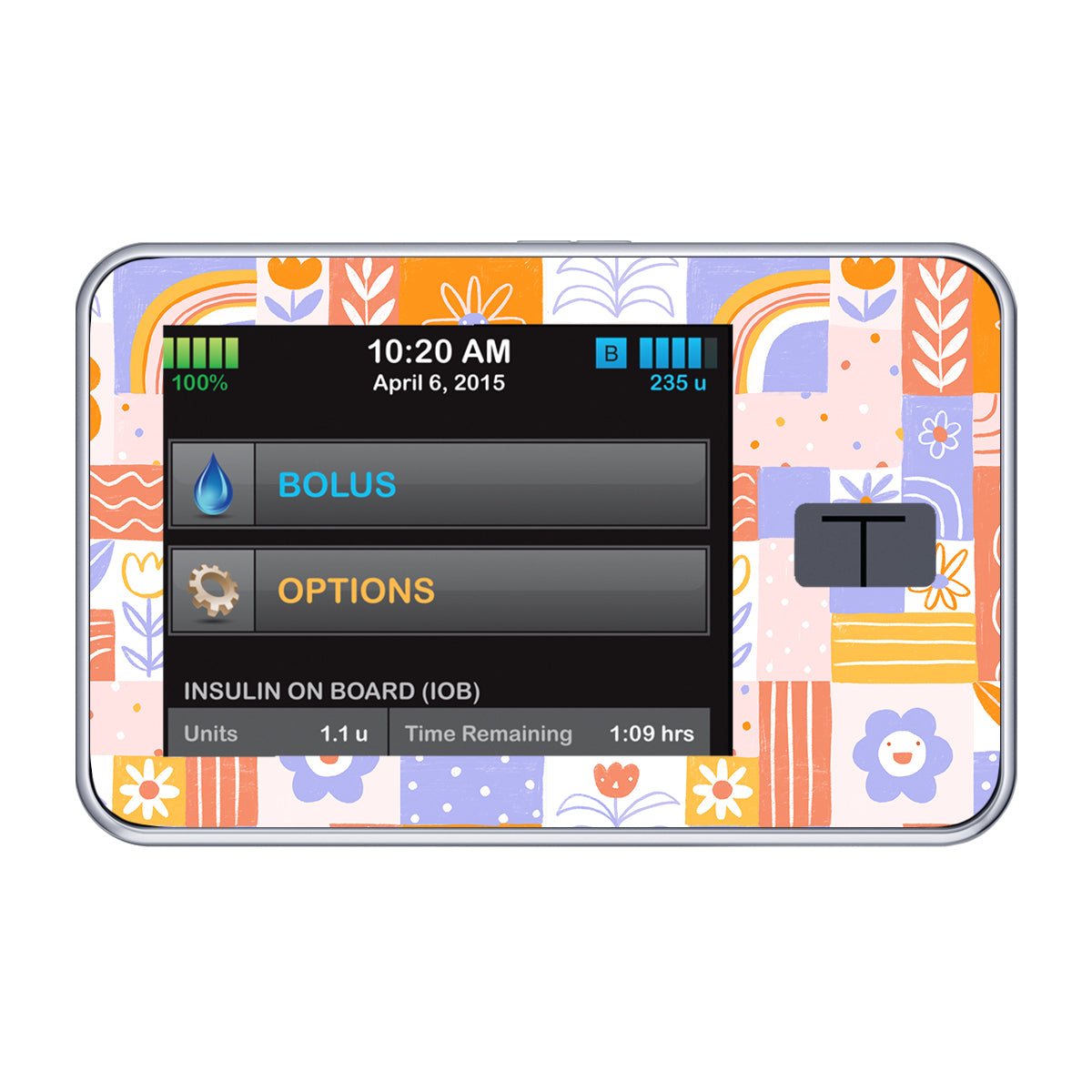 Wildflower Doodle Tandem t:slim X2 - Pump Peelz