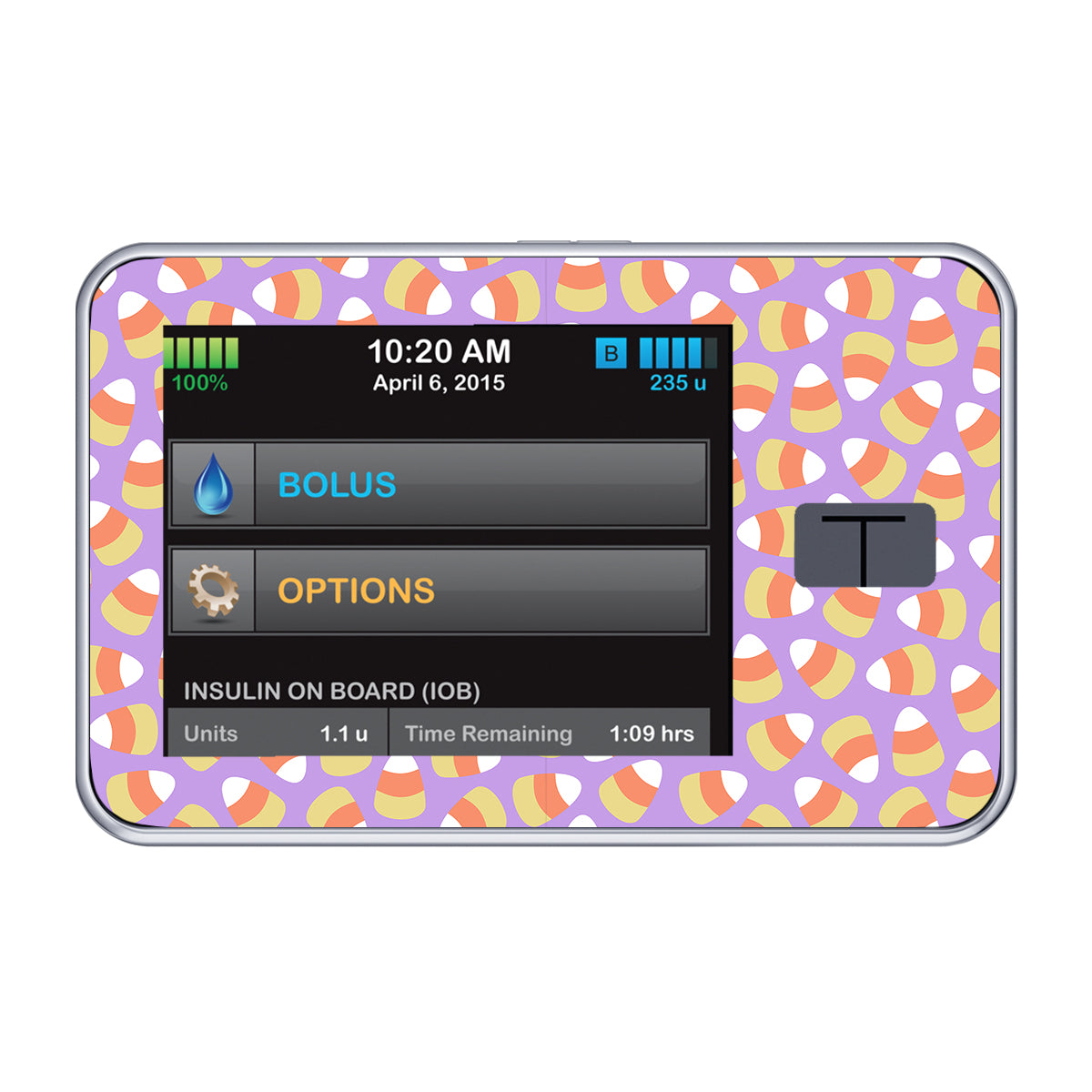 Candy Corn Tandem t:slim X2 - Pump Peelz