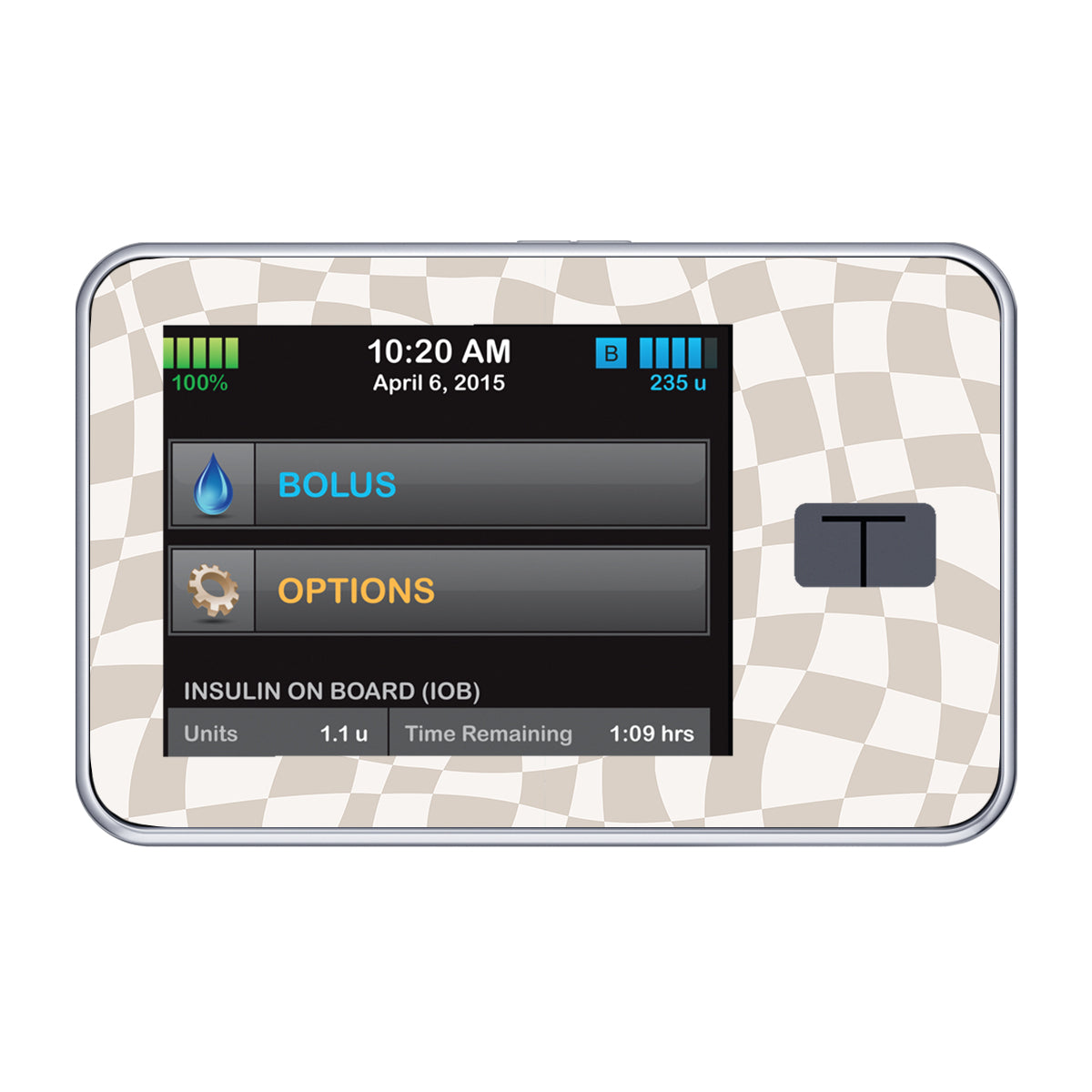 Creamy Check Tandem t:slim X2 - Pump Peelz