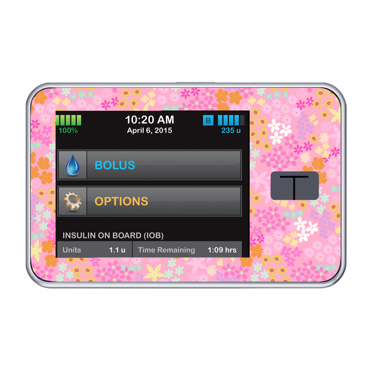 Pink Petals Tandem t:slim X2 - Pump Peelz