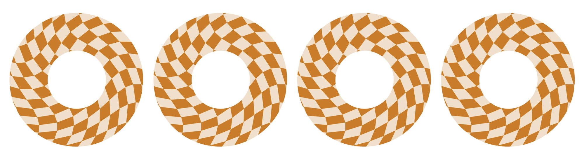 Trippy Retro Patch+ Tape Designed for the FreeStyle Libre 2 - Pump Peelz