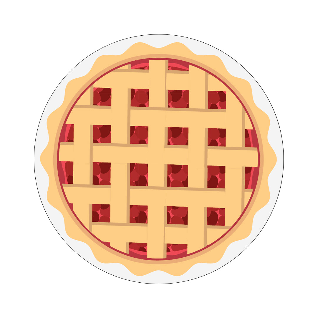 CF Holiday Pie twiist™ Automated Insulin Delivery System Stickers - Pump Peelz