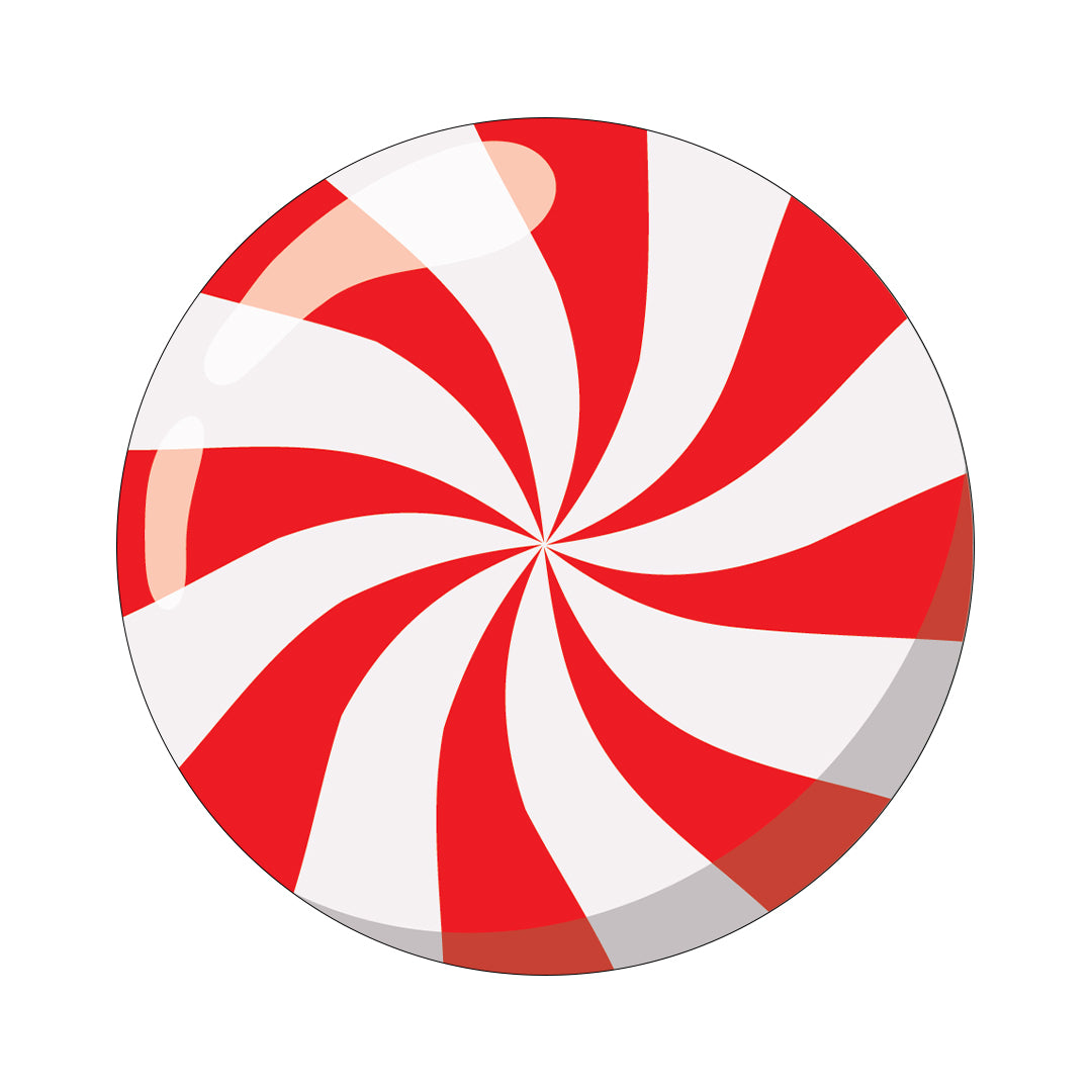 CF Holiday Peppermint twiist™ Automated Insulin Delivery System Stickers - Pump Peelz