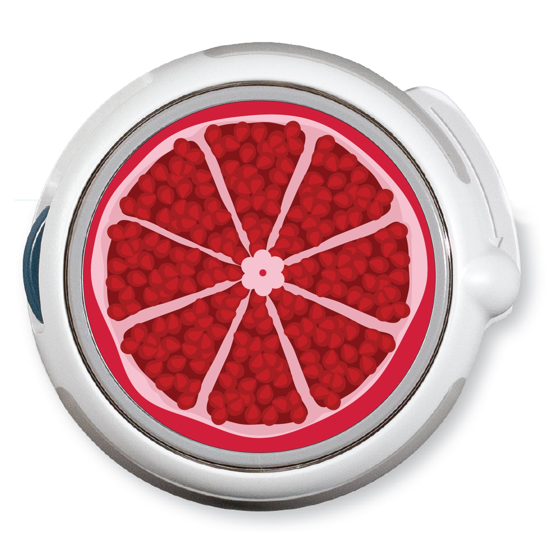 CF Holiday Pomegranate twiist™ Automated Insulin Delivery System Stickers - Pump Peelz