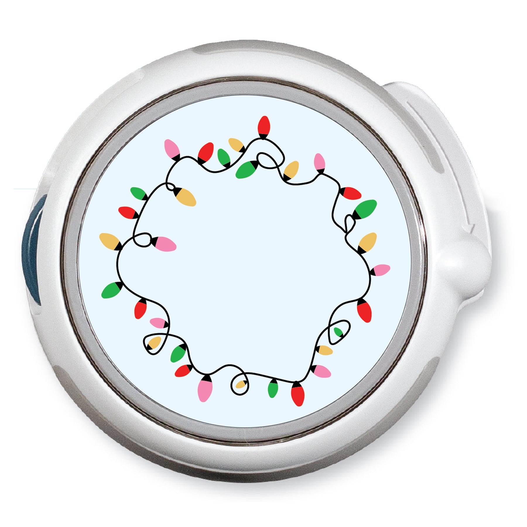 CF Holiday Lights twiist™ Automated Insulin Delivery System Stickers - Pump Peelz