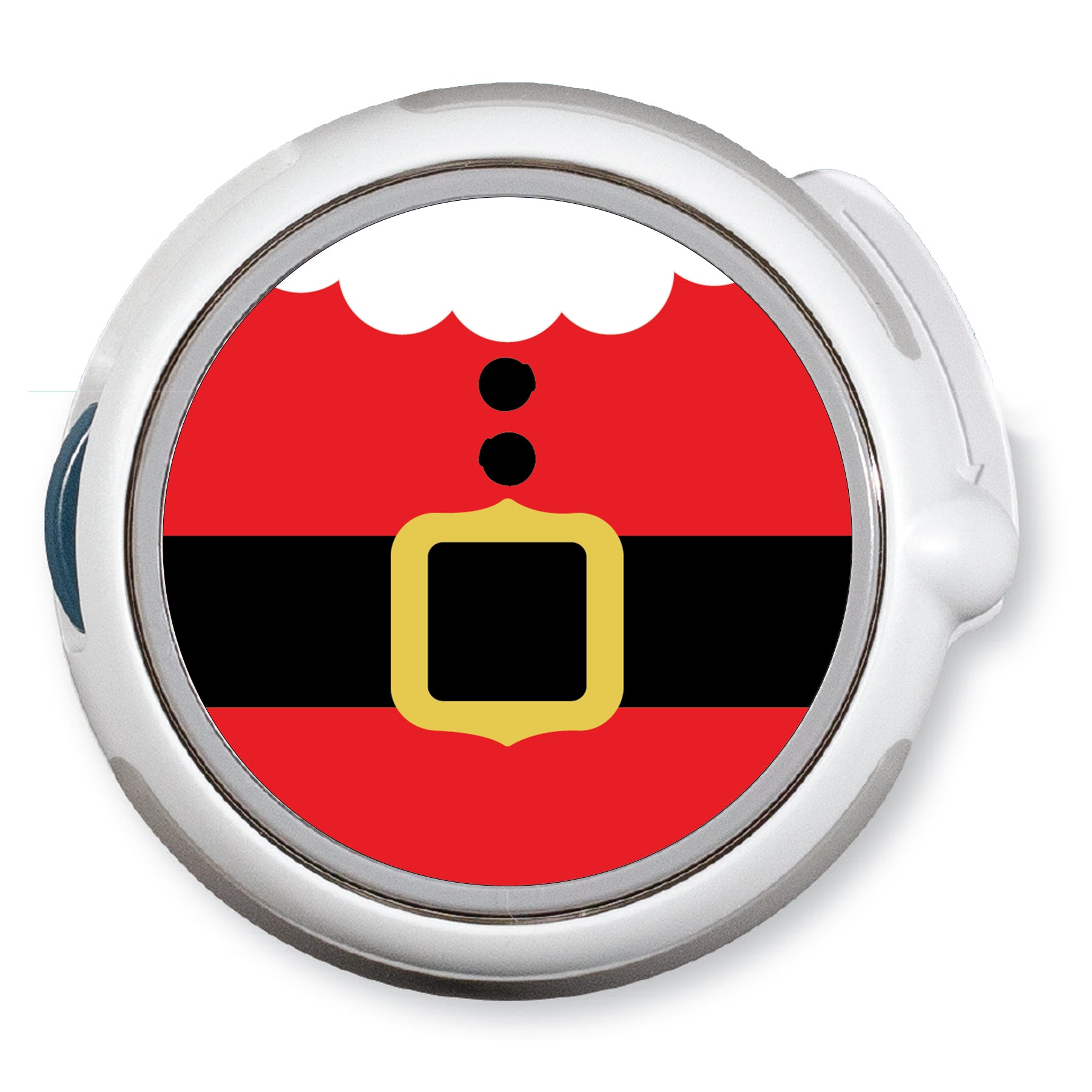 CF Holiday Santa twiist™ Automated Insulin Delivery System Stickers - Pump Peelz