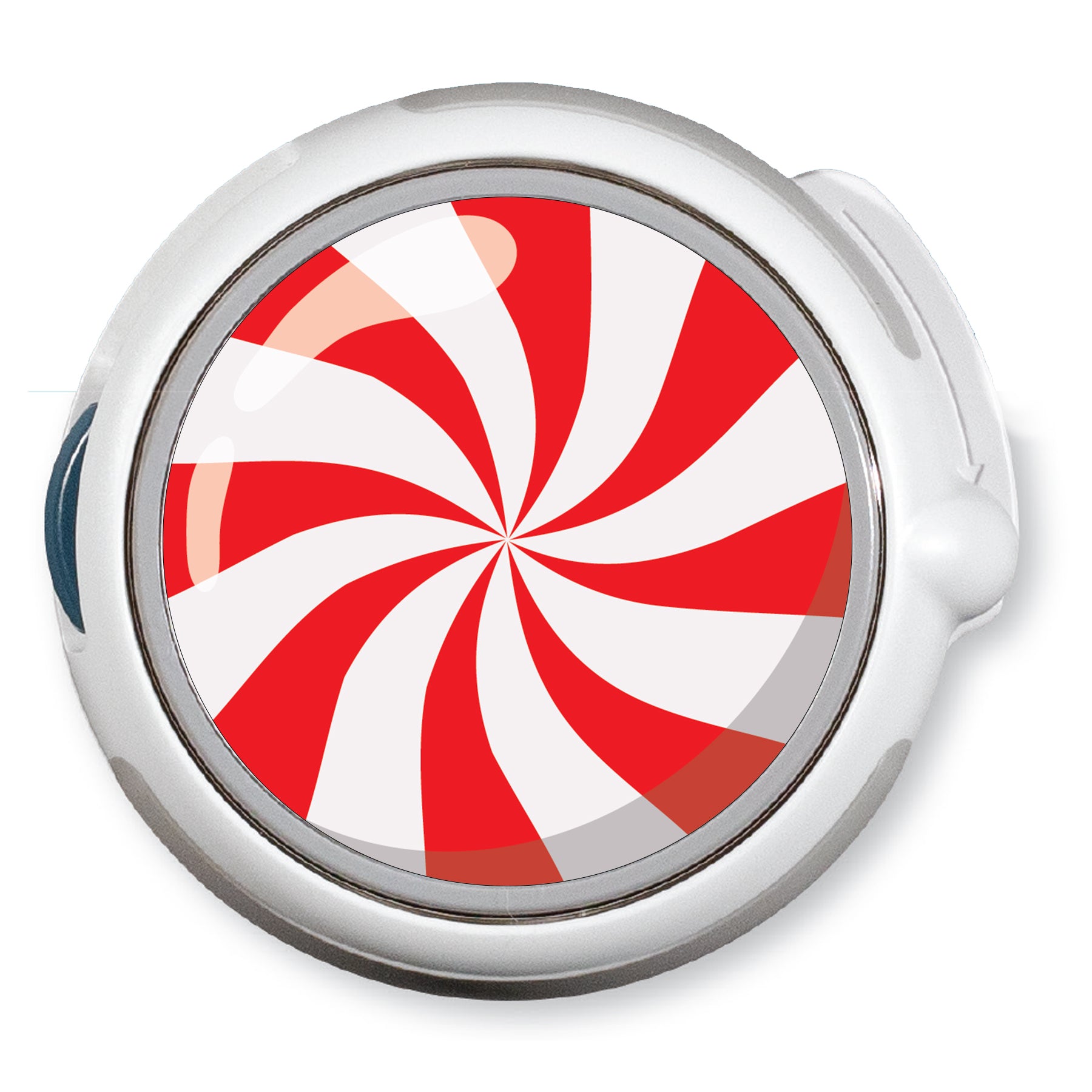 CF Holiday Peppermint twiist™ Automated Insulin Delivery System Stickers - Pump Peelz