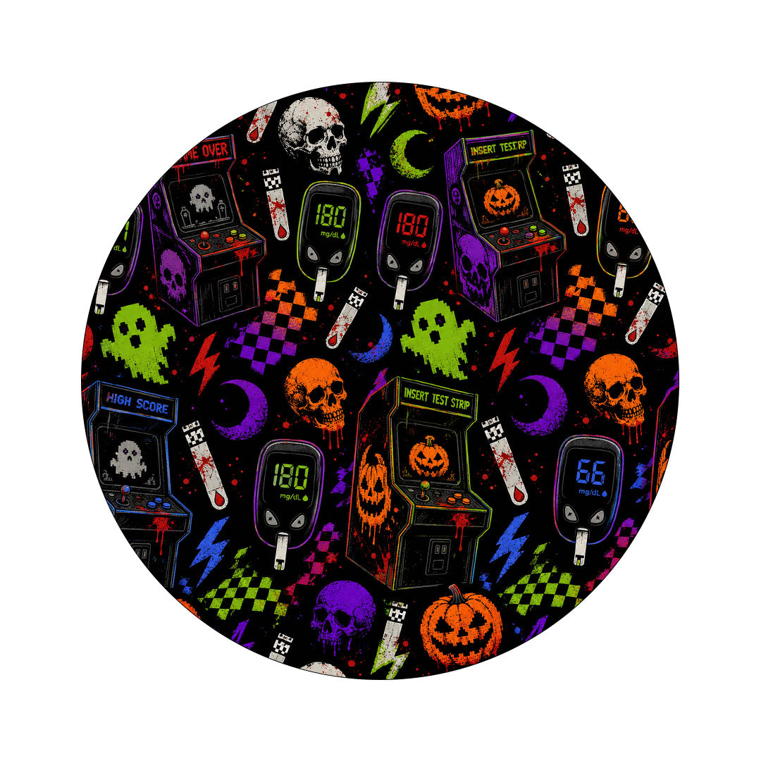 Haunted Arcade twiist™ Automated Insulin Delivery System Stickers - Pump Peelz