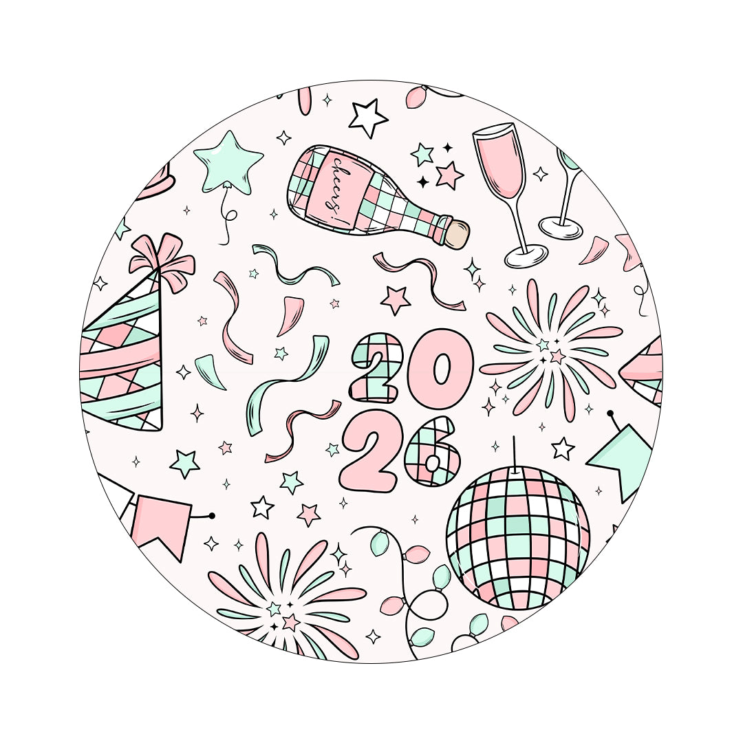 Cheers to '26 twiist™ Automated Insulin Delivery System Stickers - Pump Peelz