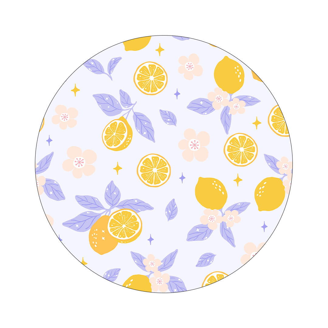 Lemon Lavender twiist™ Automated Insulin Delivery System Stickers - Pump Peelz