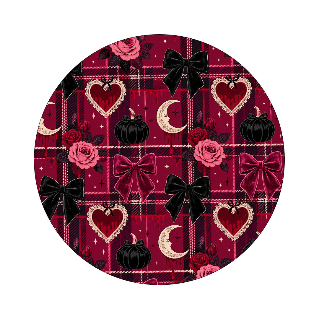 Gothic Sweetheart Plaid twiist™ Automated Insulin Delivery System Stickers - Pump Peelz