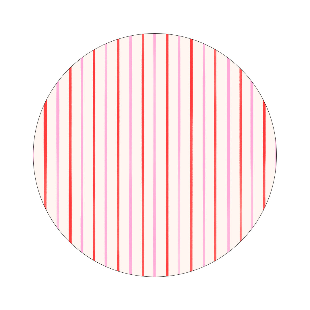 Peppermint Stripes twiist™ Automated Insulin Delivery System Stickers - Pump Peelz