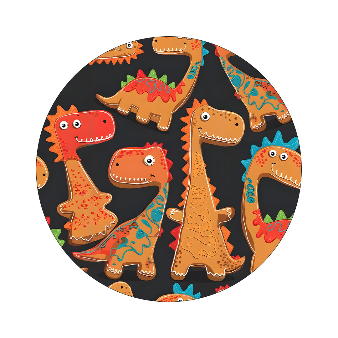 Jurassic Gingerbread twiist™ Automated Insulin Delivery System Stickers - Pump Peelz