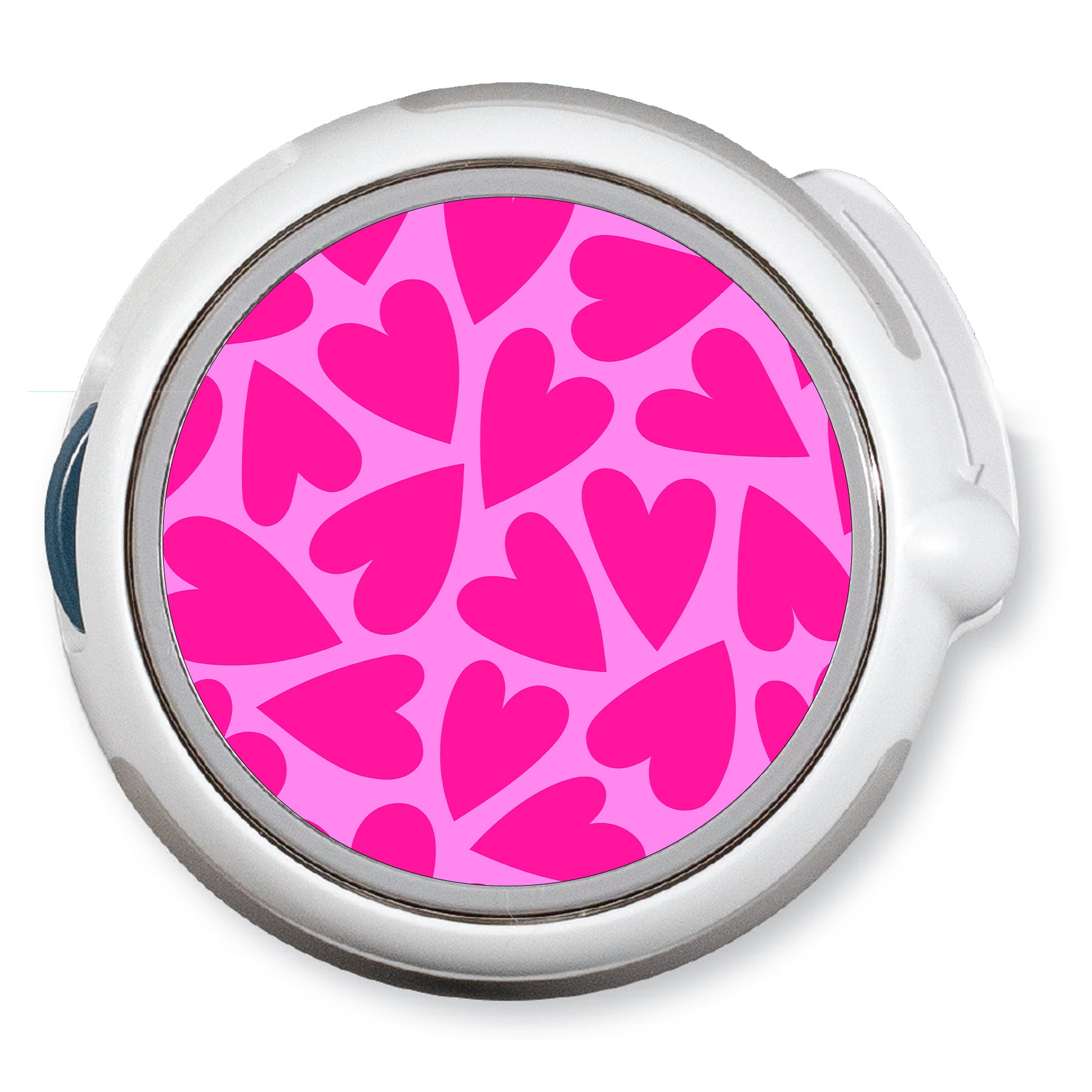 puffy hearts twiist™ Automated Insulin Delivery System Stickers - Pump Peelz