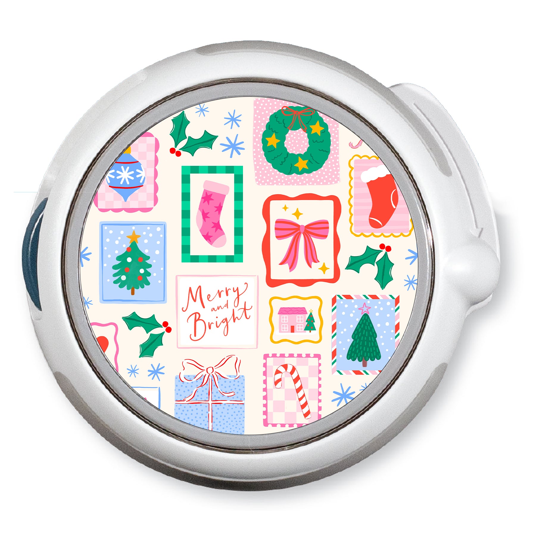 Holiday Greetings twiist™ Automated Insulin Delivery System Stickers - Pump Peelz