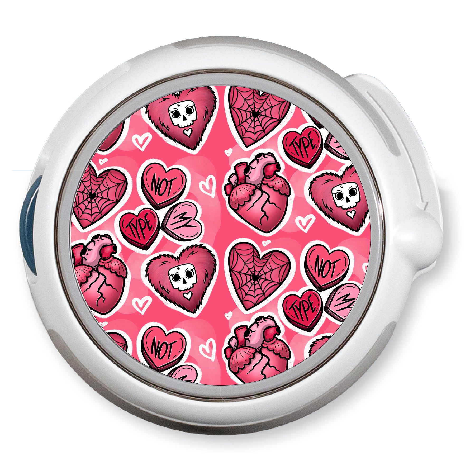 Hearts twiist™ Automated Insulin Delivery System Stickers - Pump Peelz