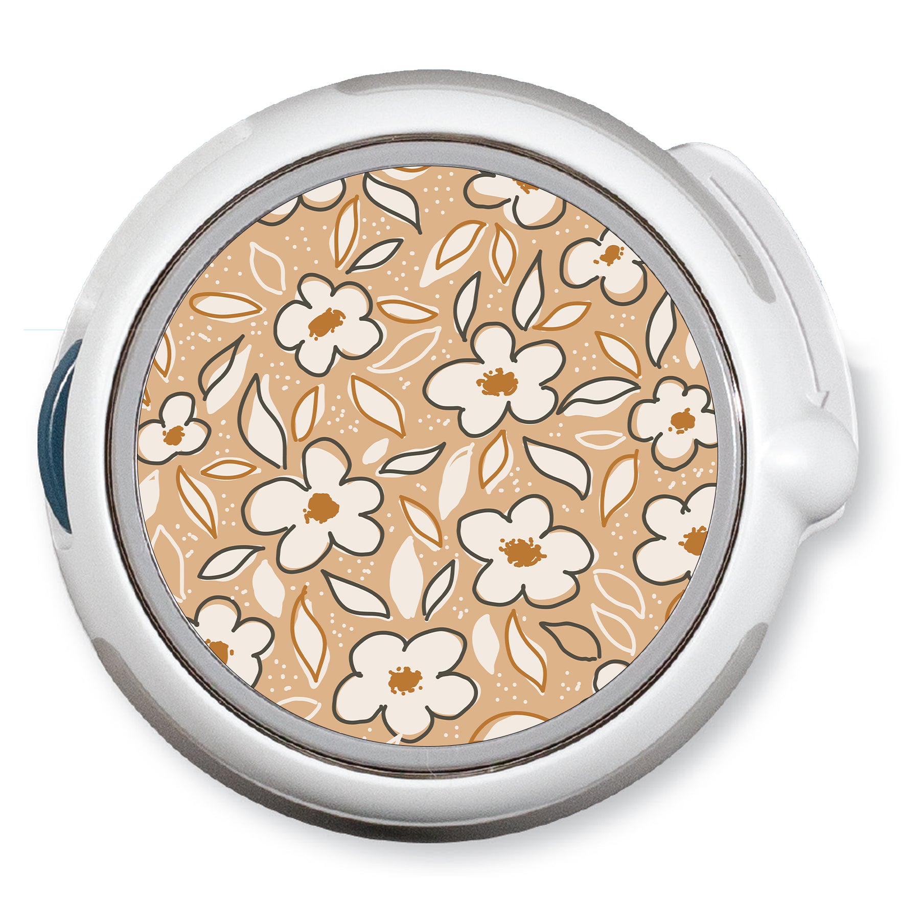 Muted Floral twiist™ Automated Insulin Delivery System Stickers - Pump Peelz