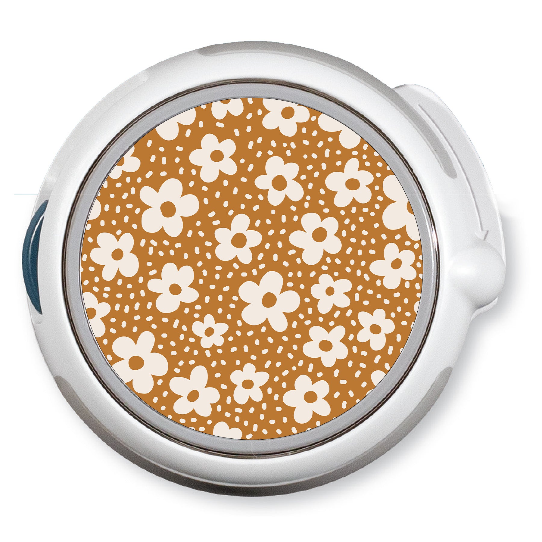 Caramel Daisies twiist™ Automated Insulin Delivery System Stickers - Pump Peelz