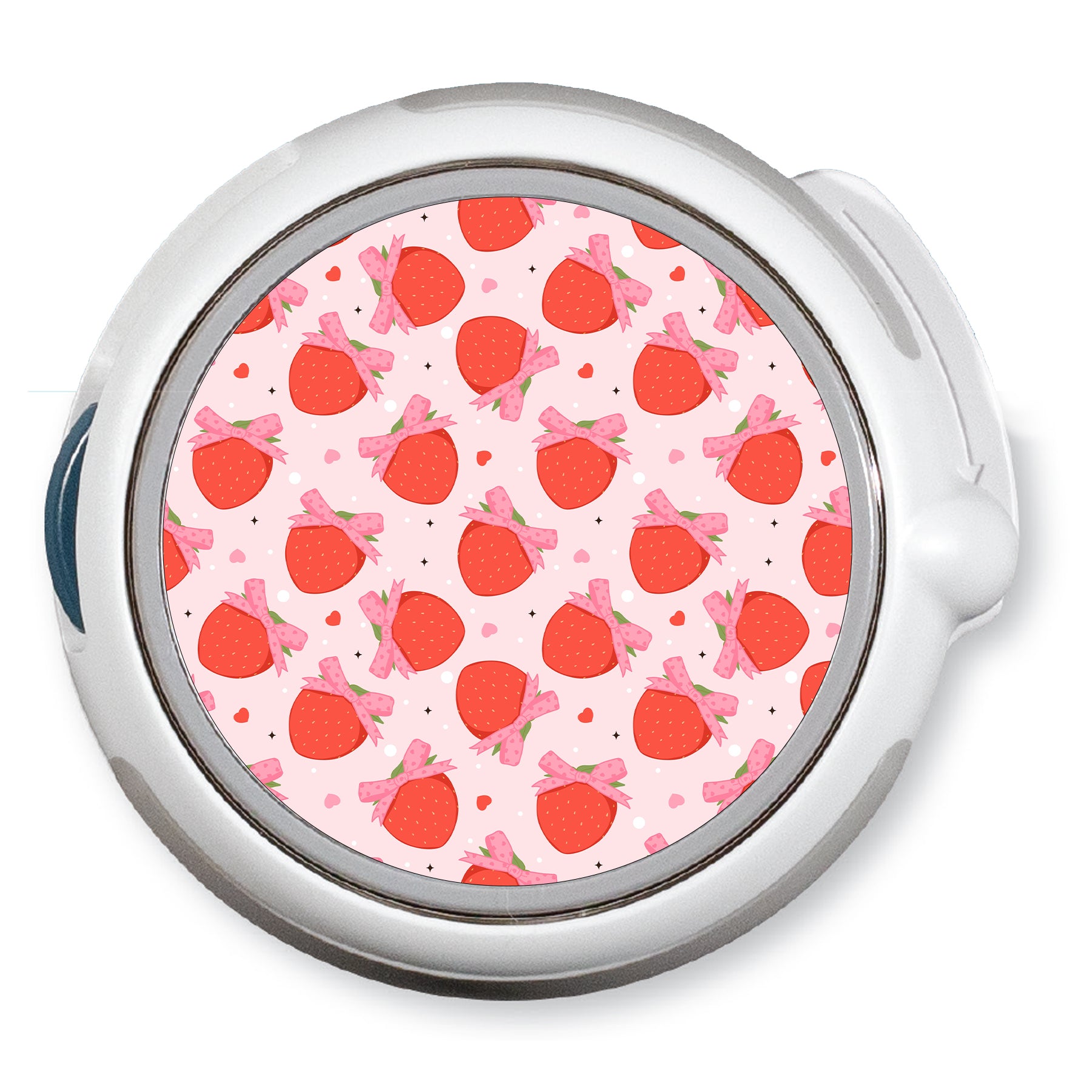 Strawberry Kisses twiist™ Automated Insulin Delivery System Stickers - Pump Peelz