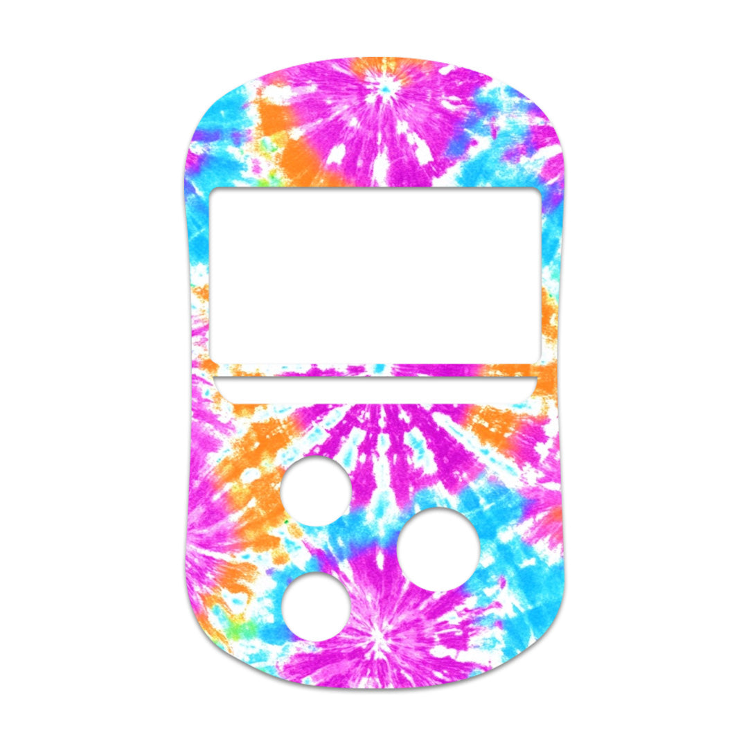 Neon Tie Dye for OneTouch Verio Flex Glucometer