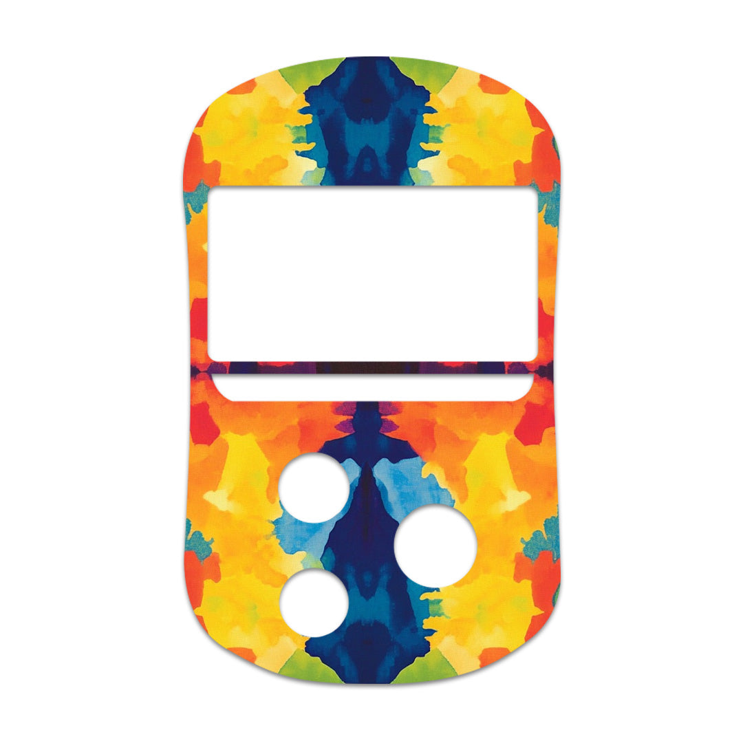 Bright Tie Dye OneTouch Verio Flex Glucometer