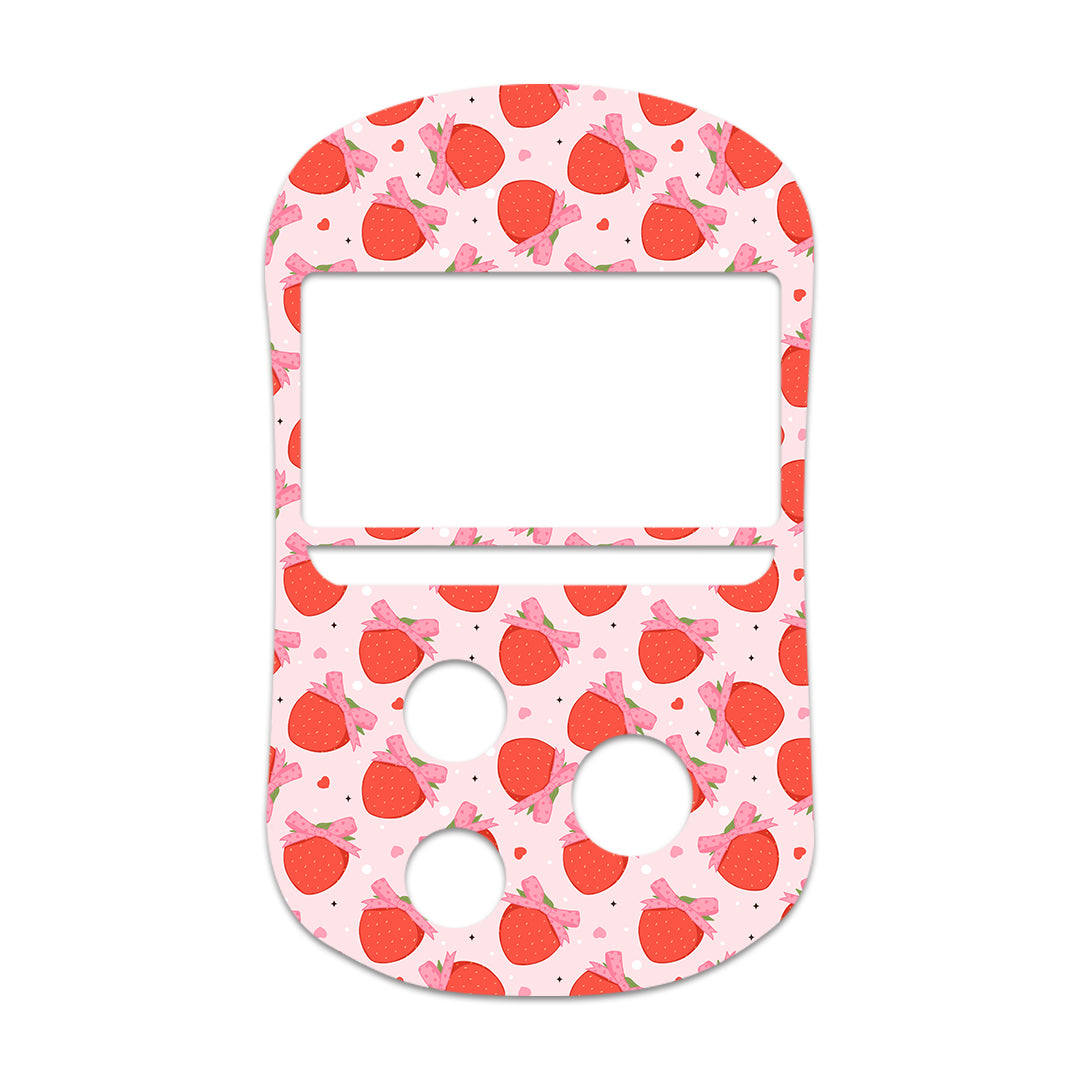 Strawberry Kisses OneTouch Verio Flex Glucometer Sticker - Pump Peelz