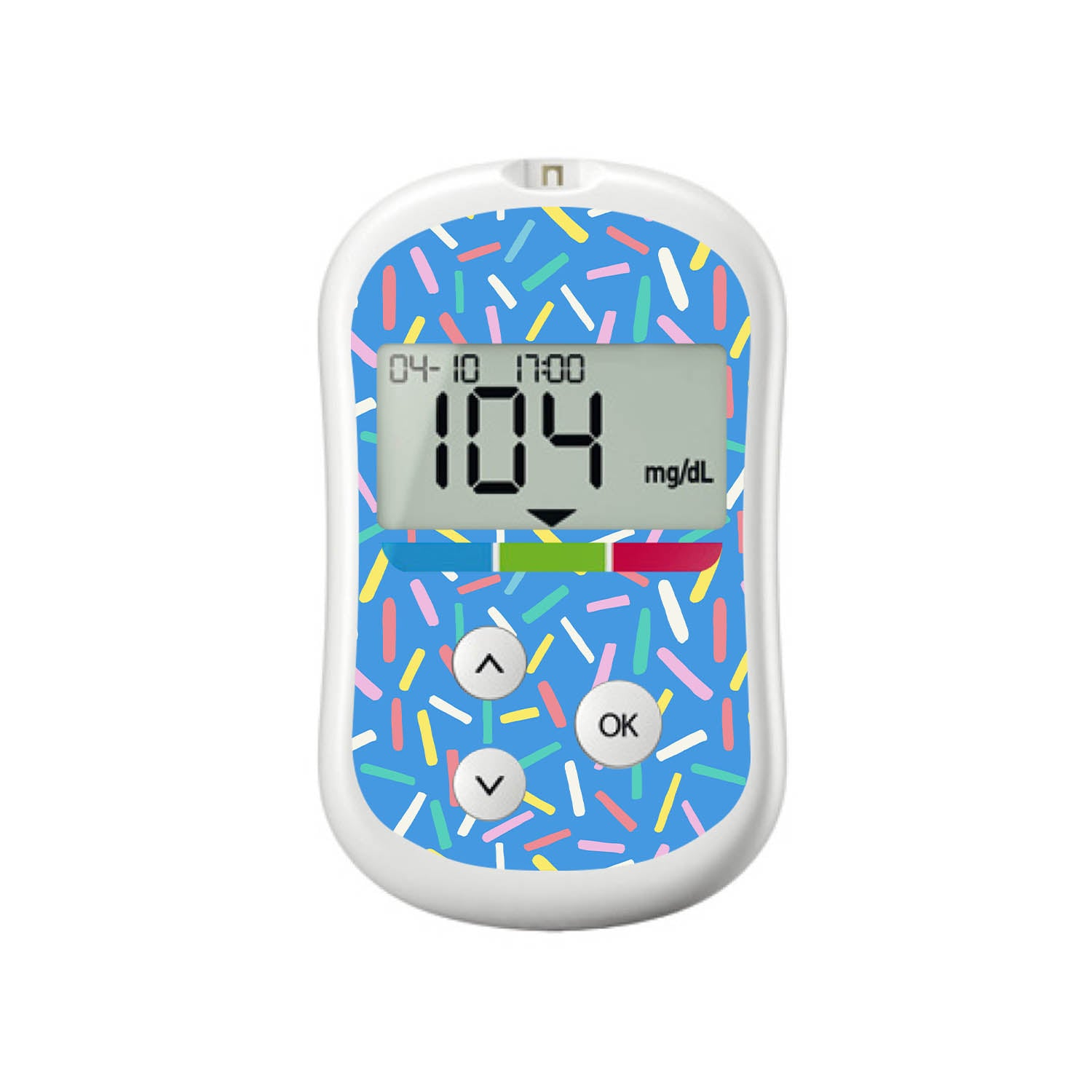 Sprinkle Pop OneTouch Verio Flex Glucometer Sticker - Pump Peelz
