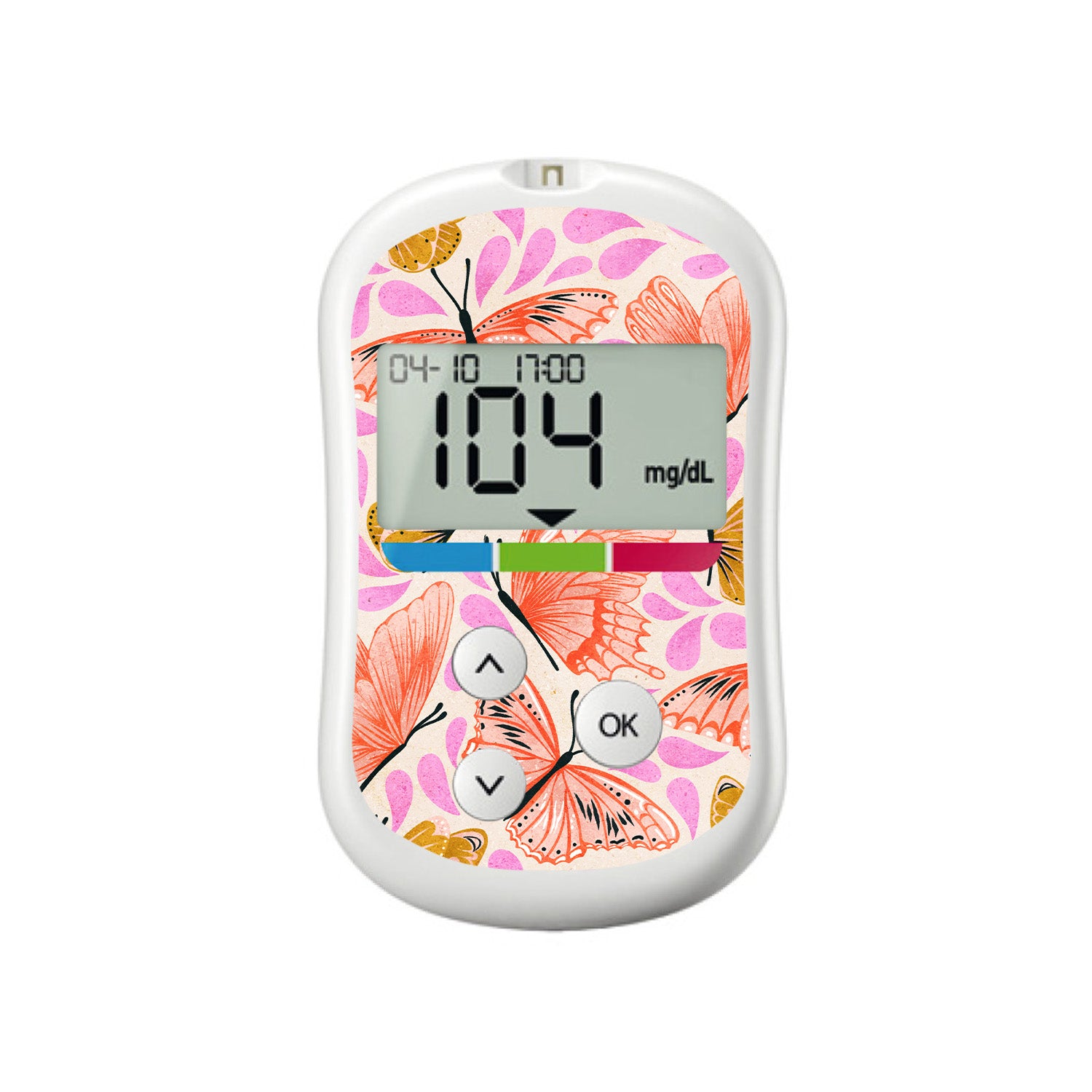 Mariposa Magic OneTouch Verio Flex Glucometer Sticker - Pump Peelz