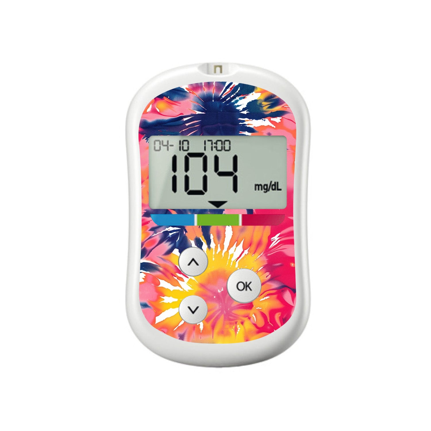 Summer Tie Dye for OneTouch Verio Flex Glucometer