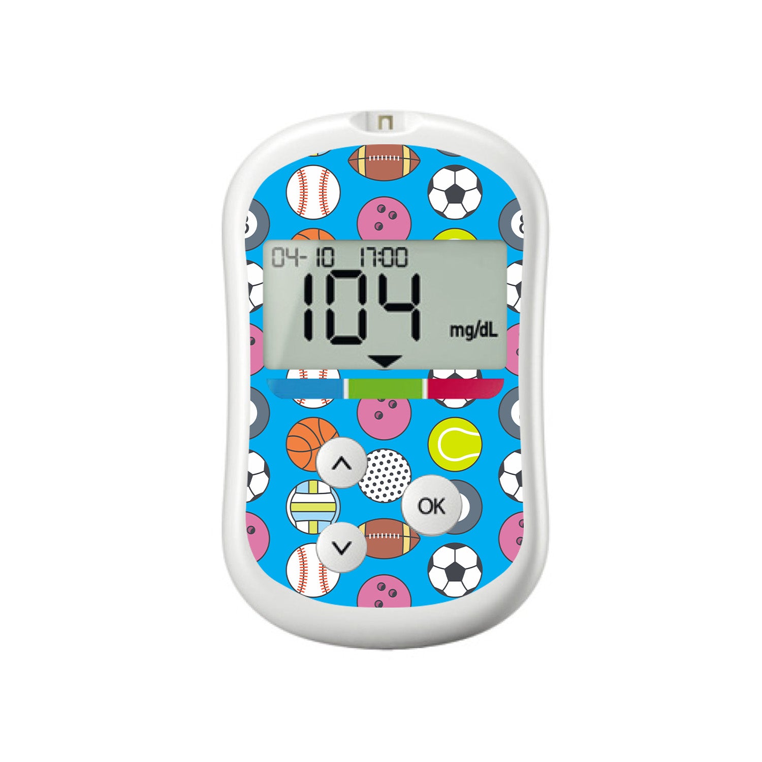 All Star Toss OneTouch Verio Flex Glucometer Sticker - Pump Peelz