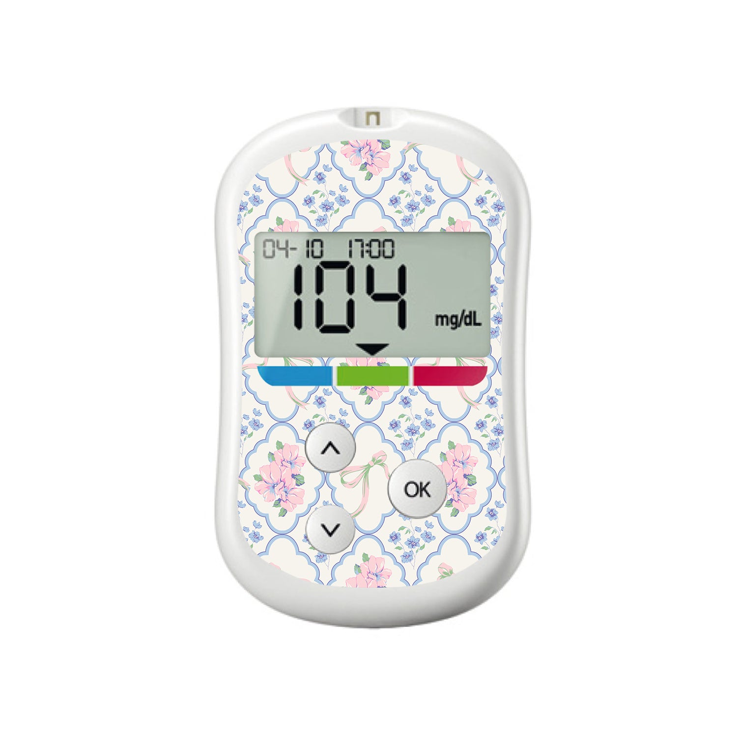 Spring Coquette OneTouch Verio Flex Glucometer Sticker - Pump Peelz